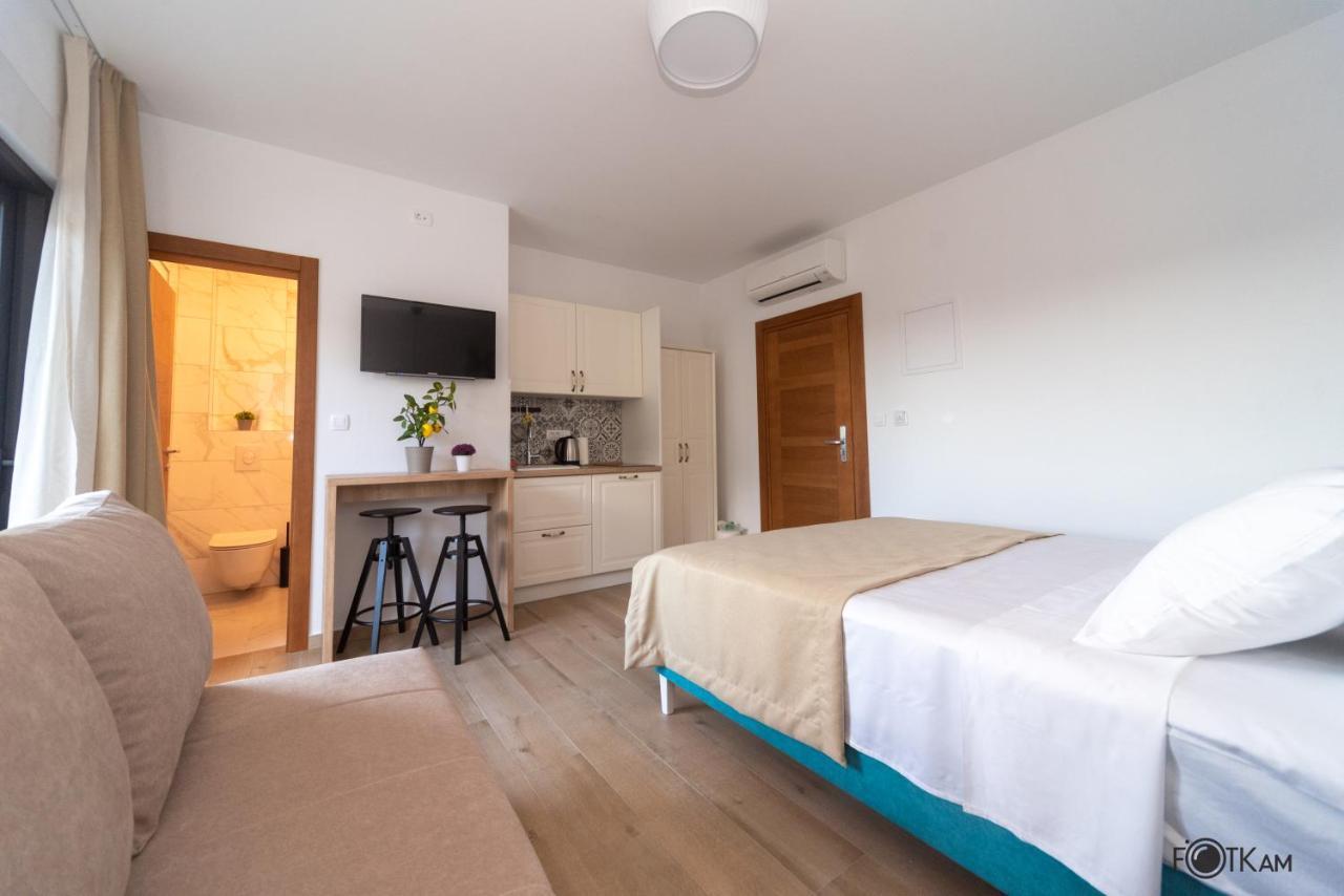 Libar Studio Apartments Baška Voda Eksteriør bilde